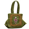 Applique Handbag With Mobile Cover