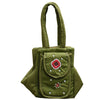 Applique Handbag With Mobile Cover