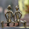 Tribal Couple on Indian Charpai